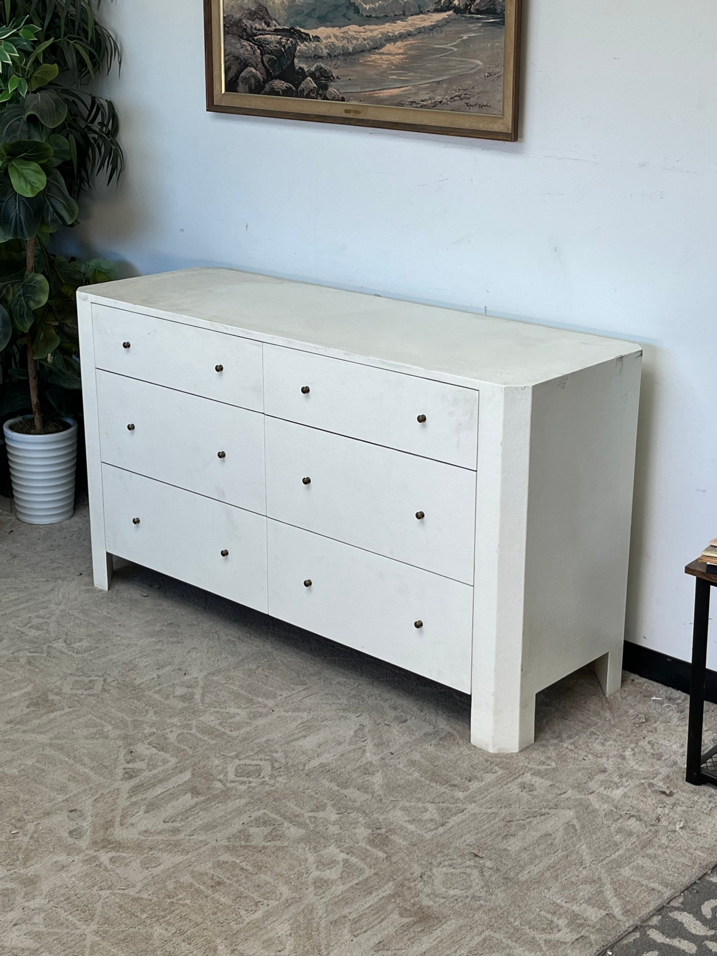 Modern 60" Textured Dresser