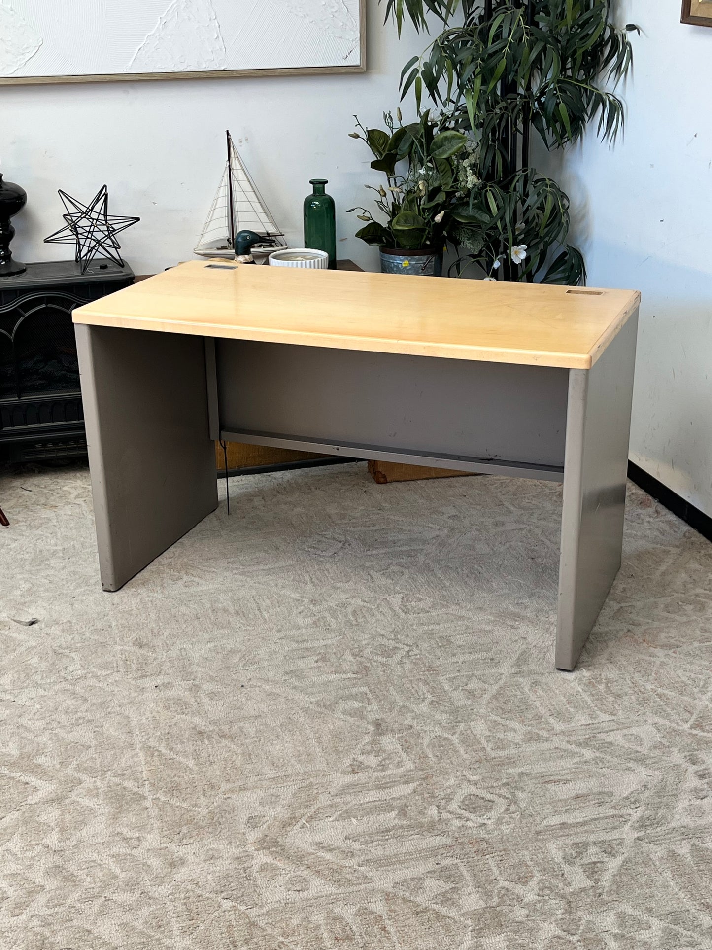 Office Tan 47" Work Desk