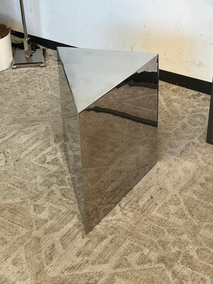 Modern Metal Abstract Accent Table
