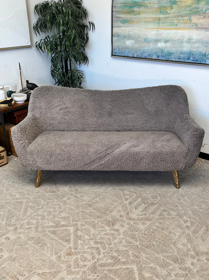 Modern Style Shaggy Couch