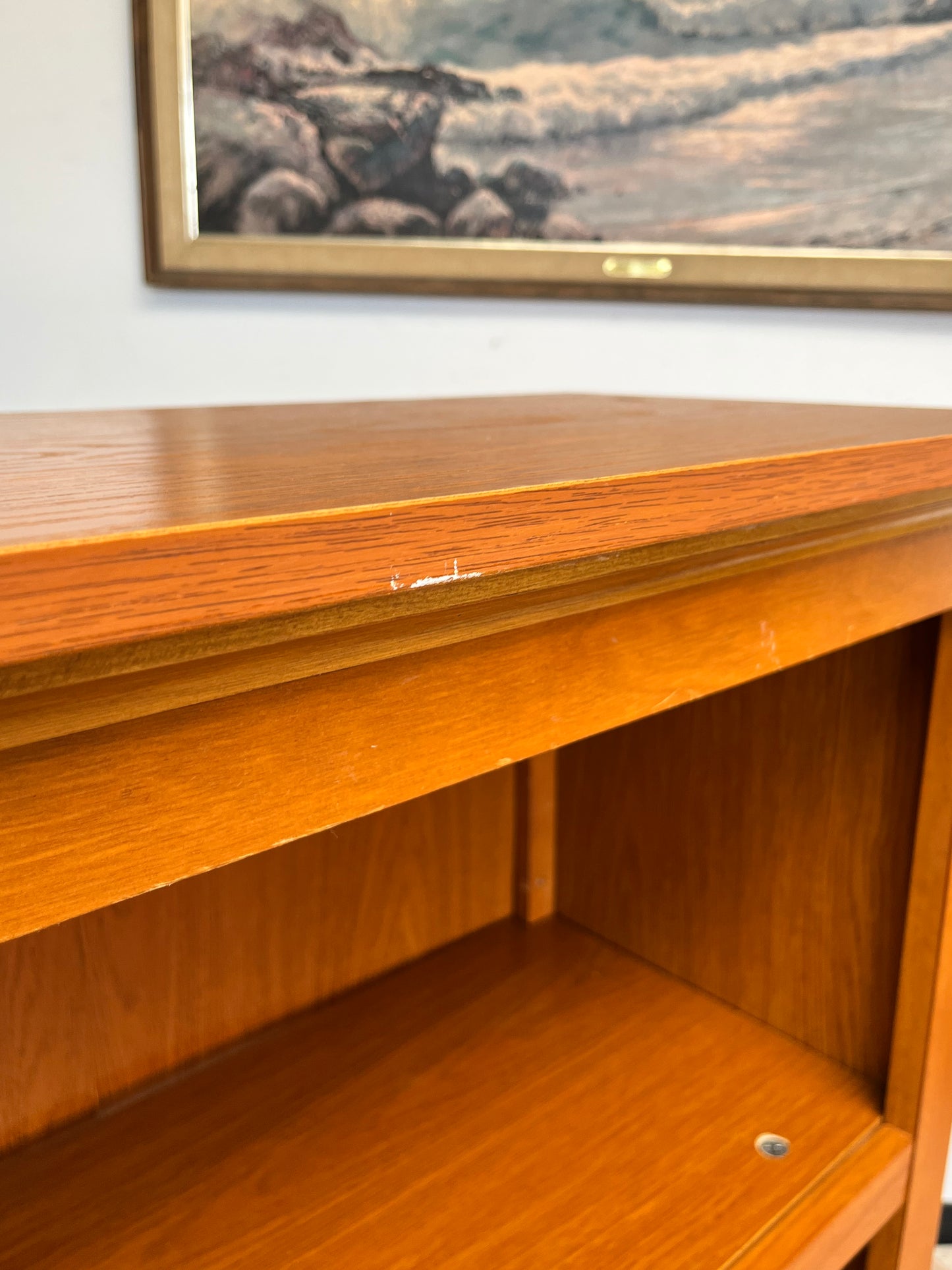 Brown Wooden Bookcase