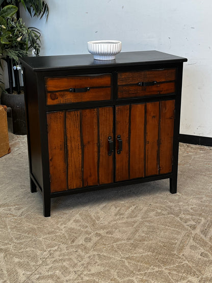Rustic Style 2-Door Cabinet
