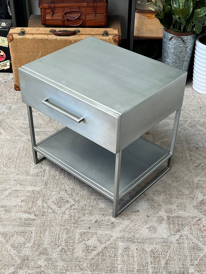 Modern Metal Nightstand