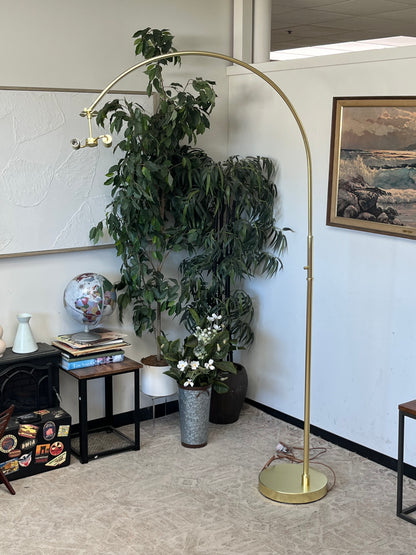 Overarching Brass Floor Lamp