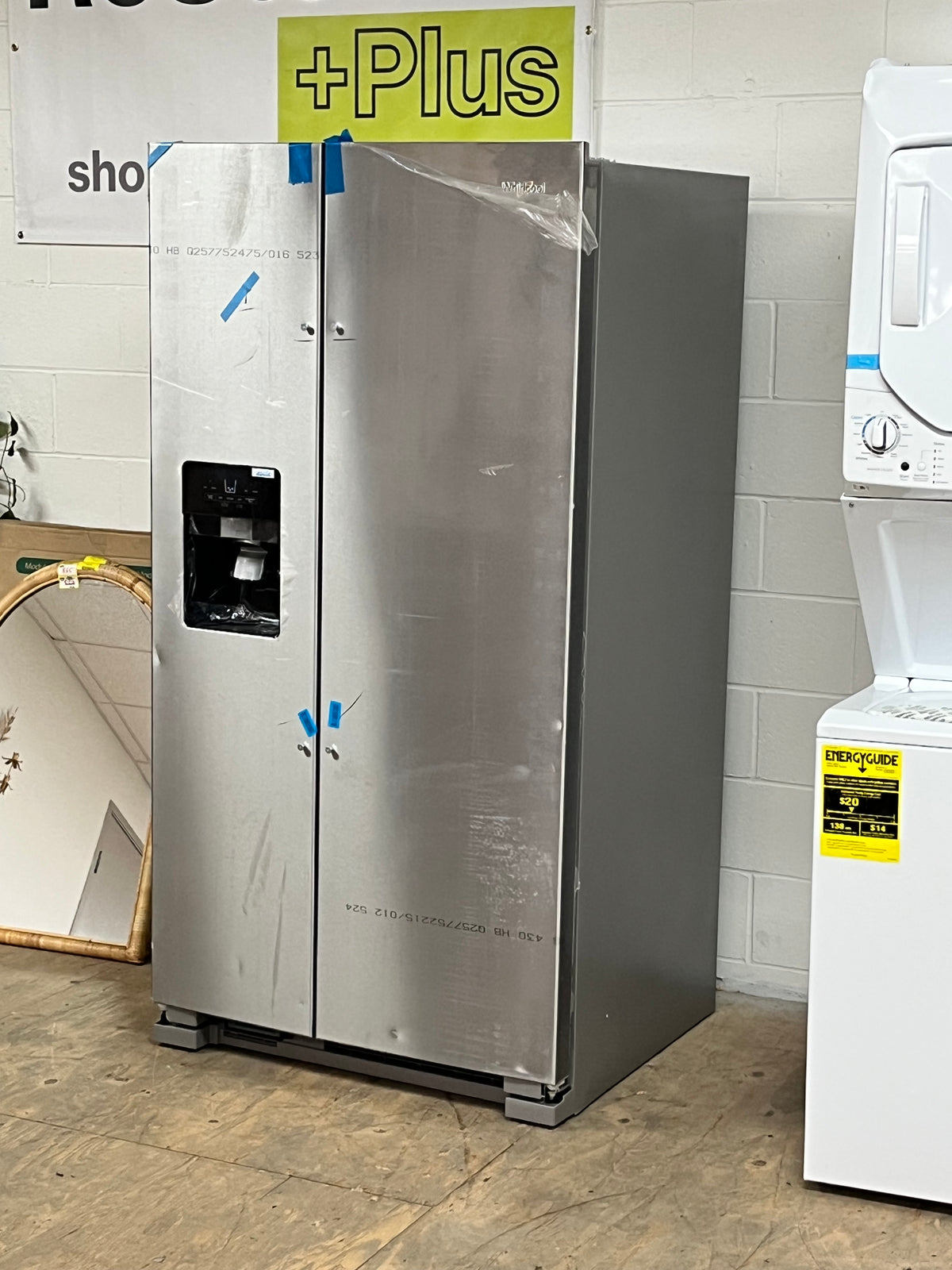 Whirlpool 24.6cu.ft Stainless Steel Refrigerator