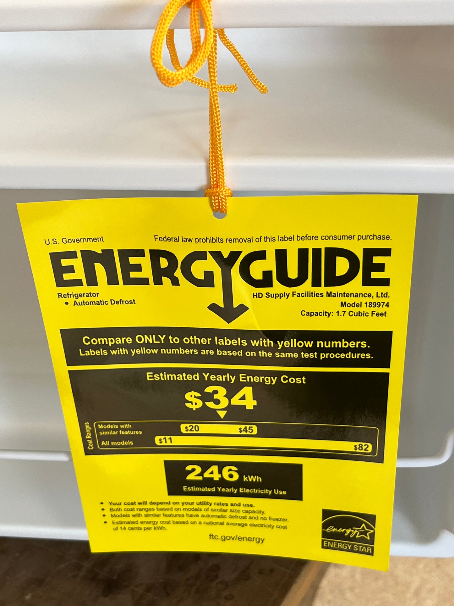 Seasons 18in. Compact Refrigerator