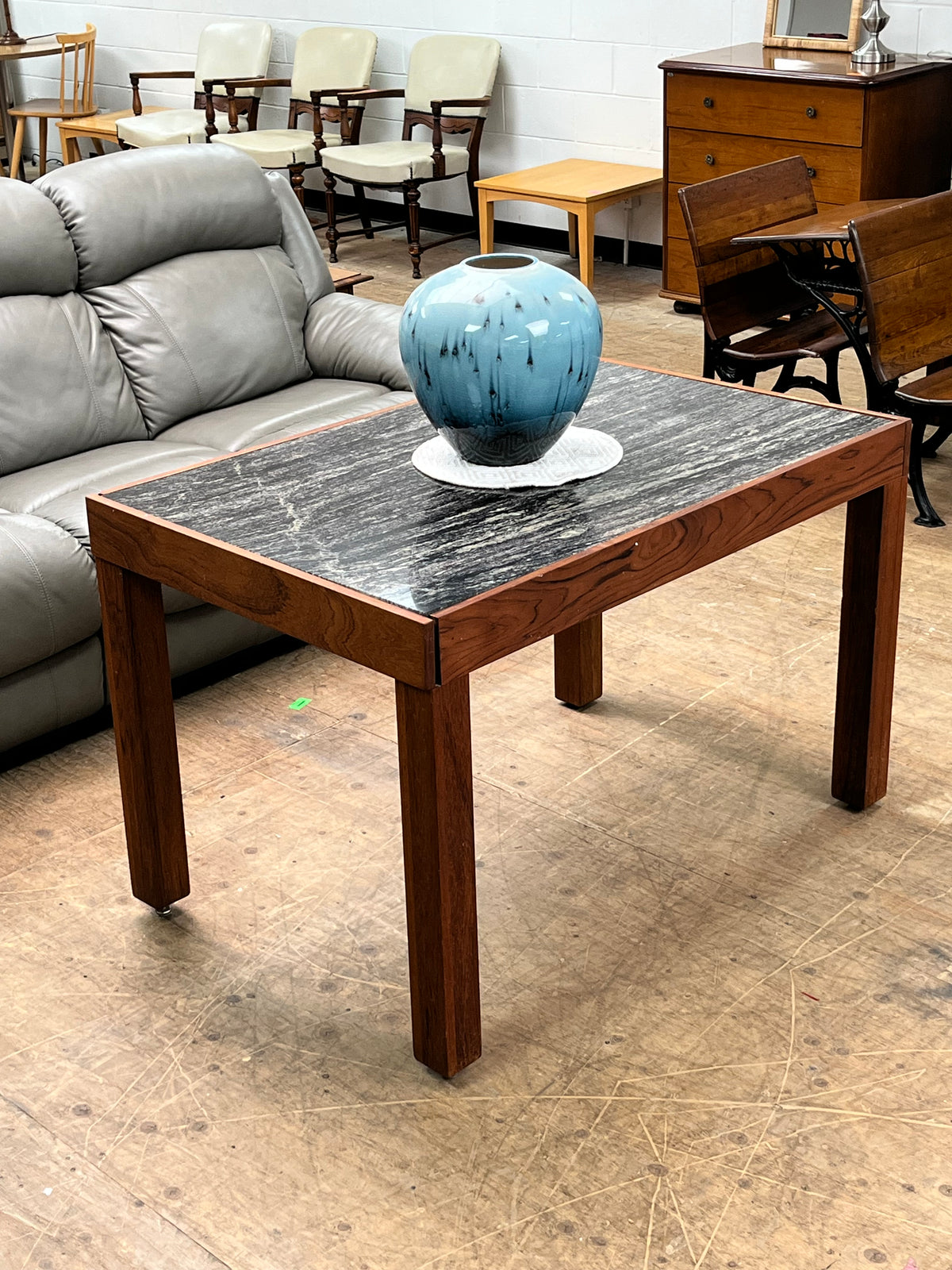 Craftsman Style Granite Dining Table