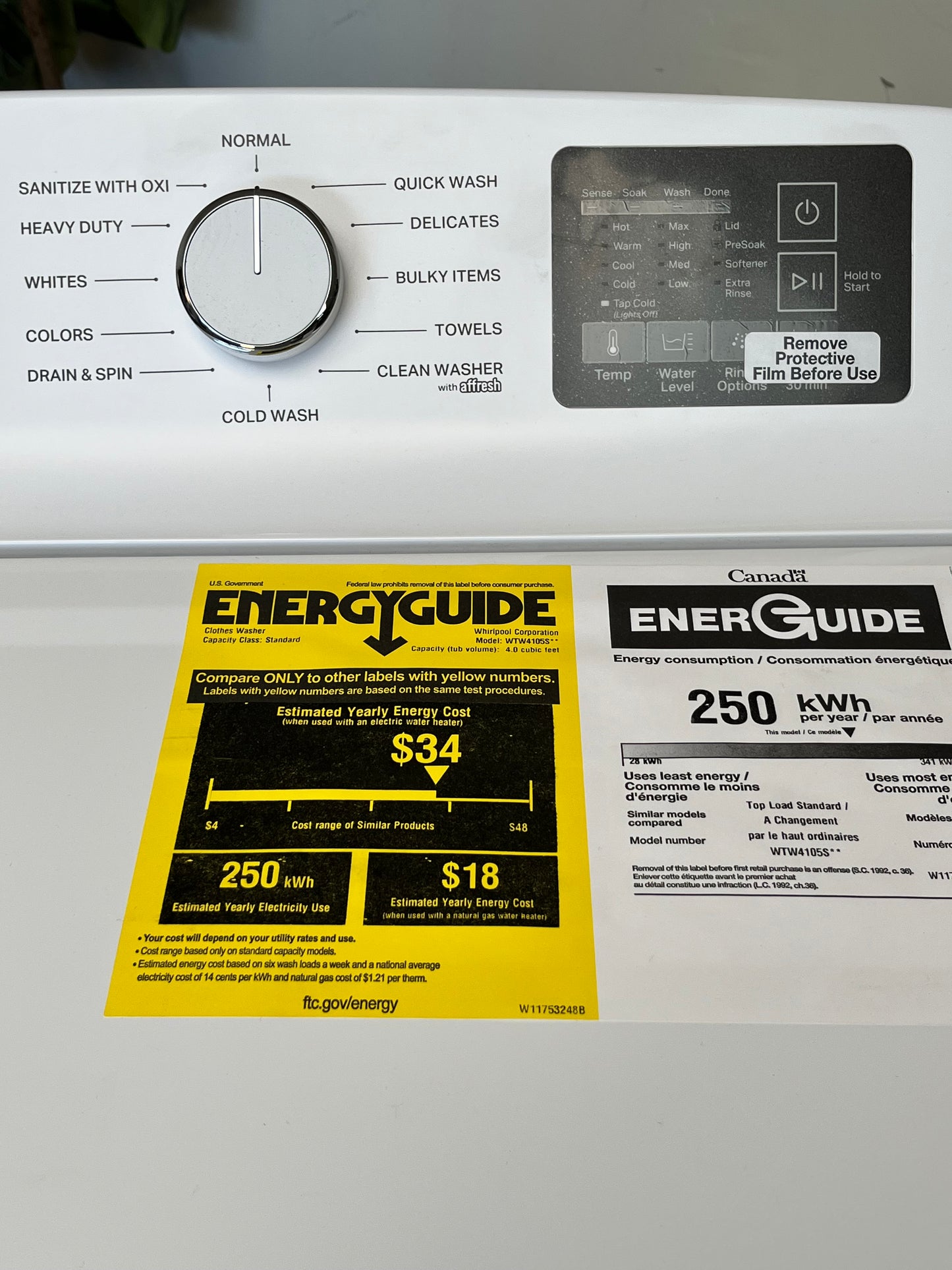 Whirlpool 4.5 cu. ft. Top Load Washer