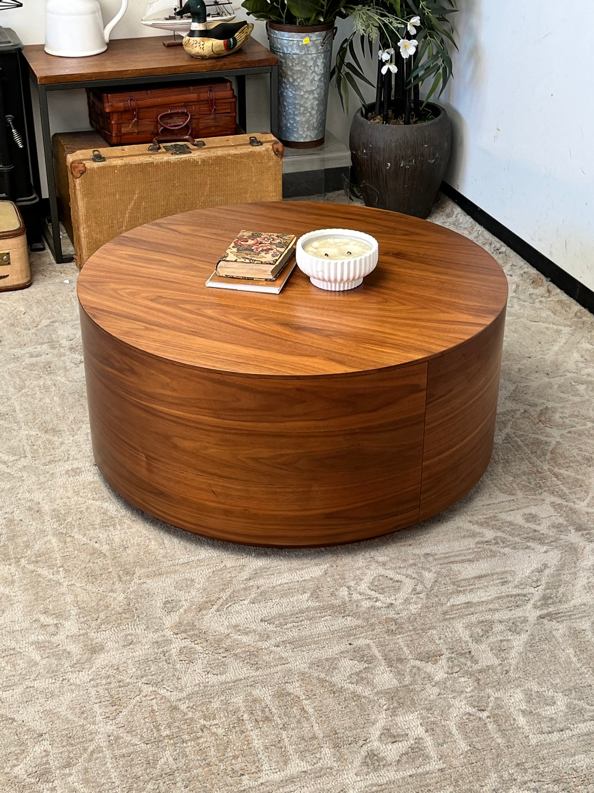 Mid Century Style Oval Coffee Table