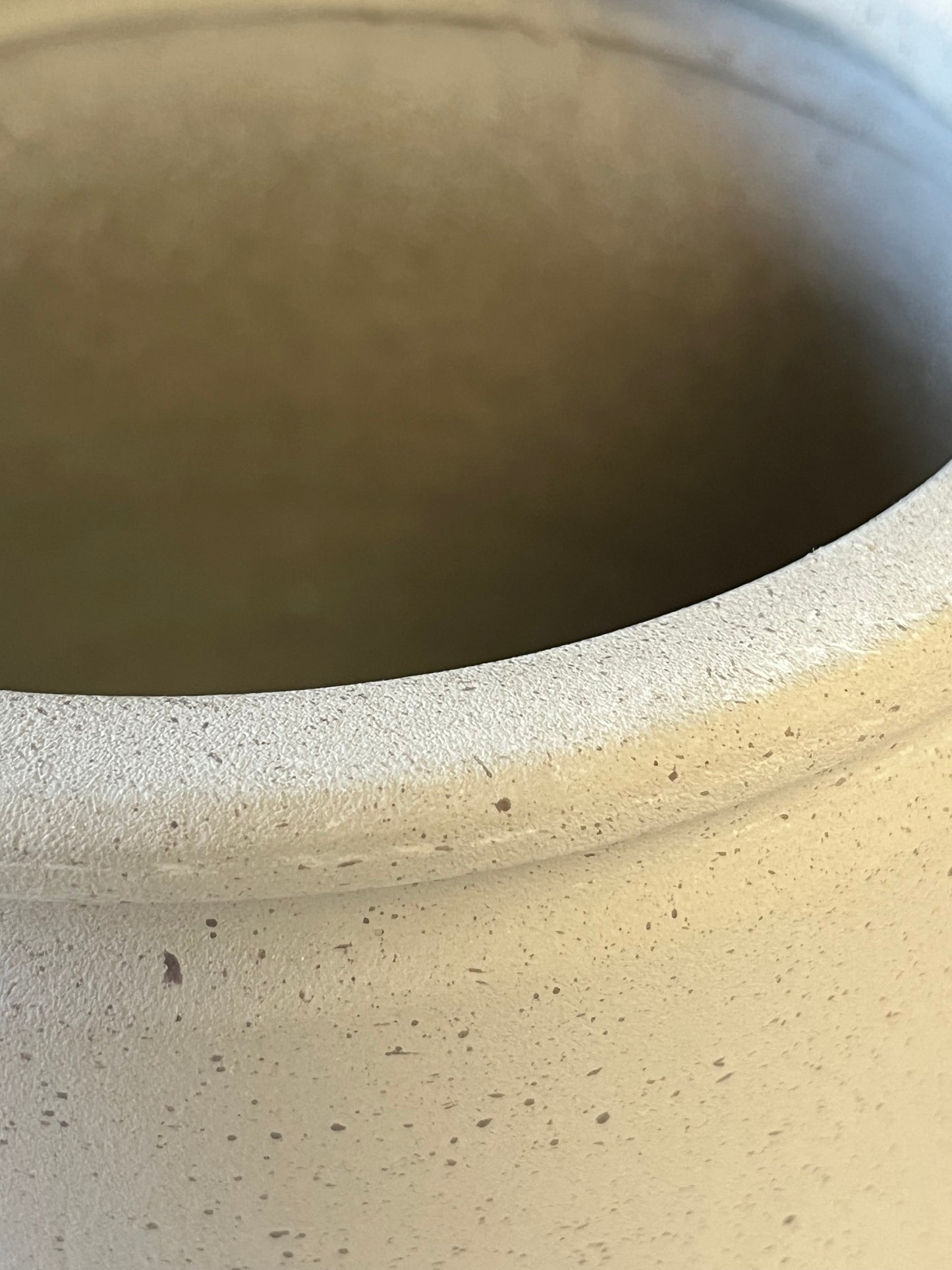 Ceramic All Weather Planter Light Gray