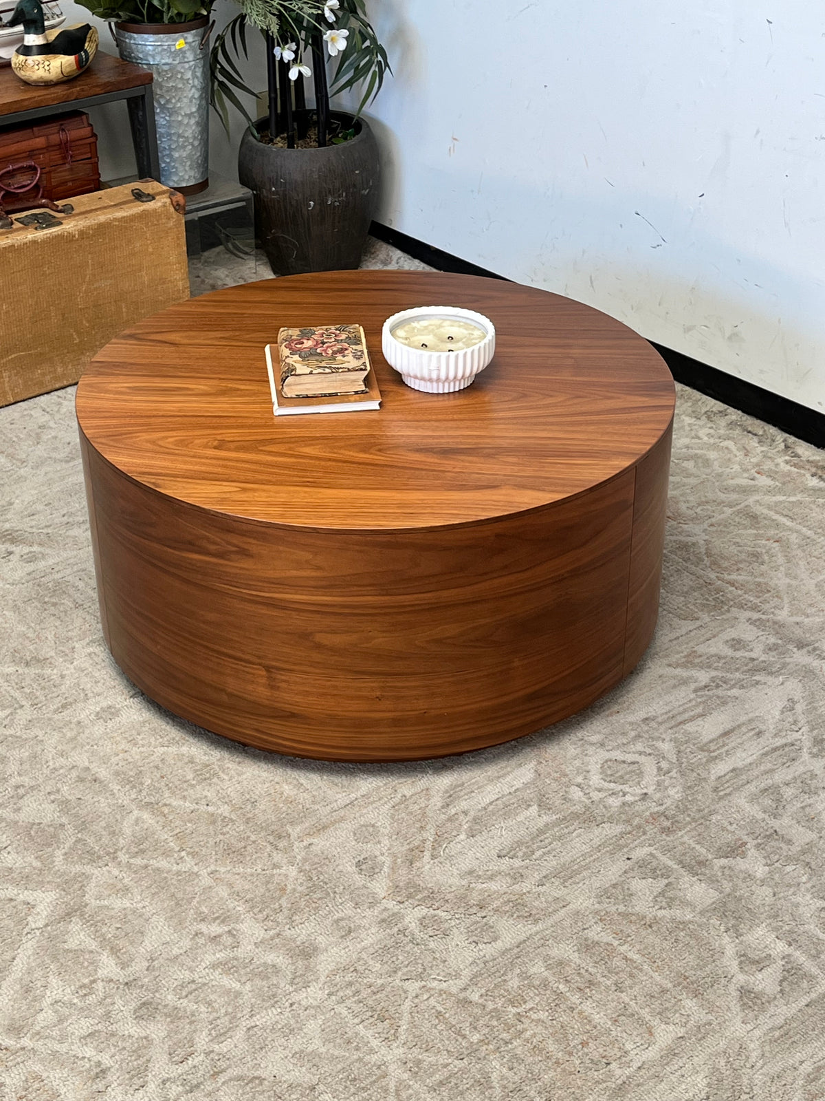 Mid Century Style Oval Coffee Table