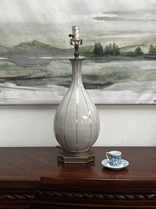 Teardrop Style Table Lamp