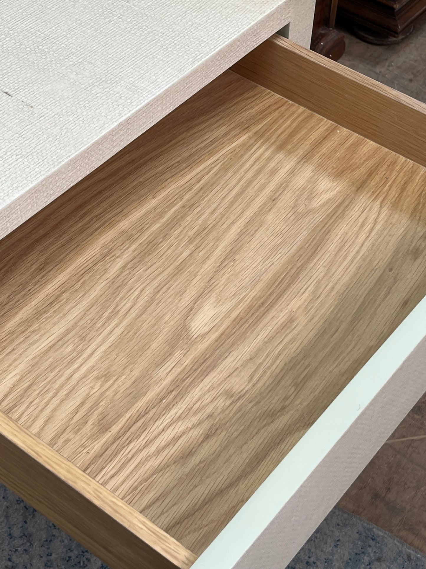 Modern Beige Executive Desk