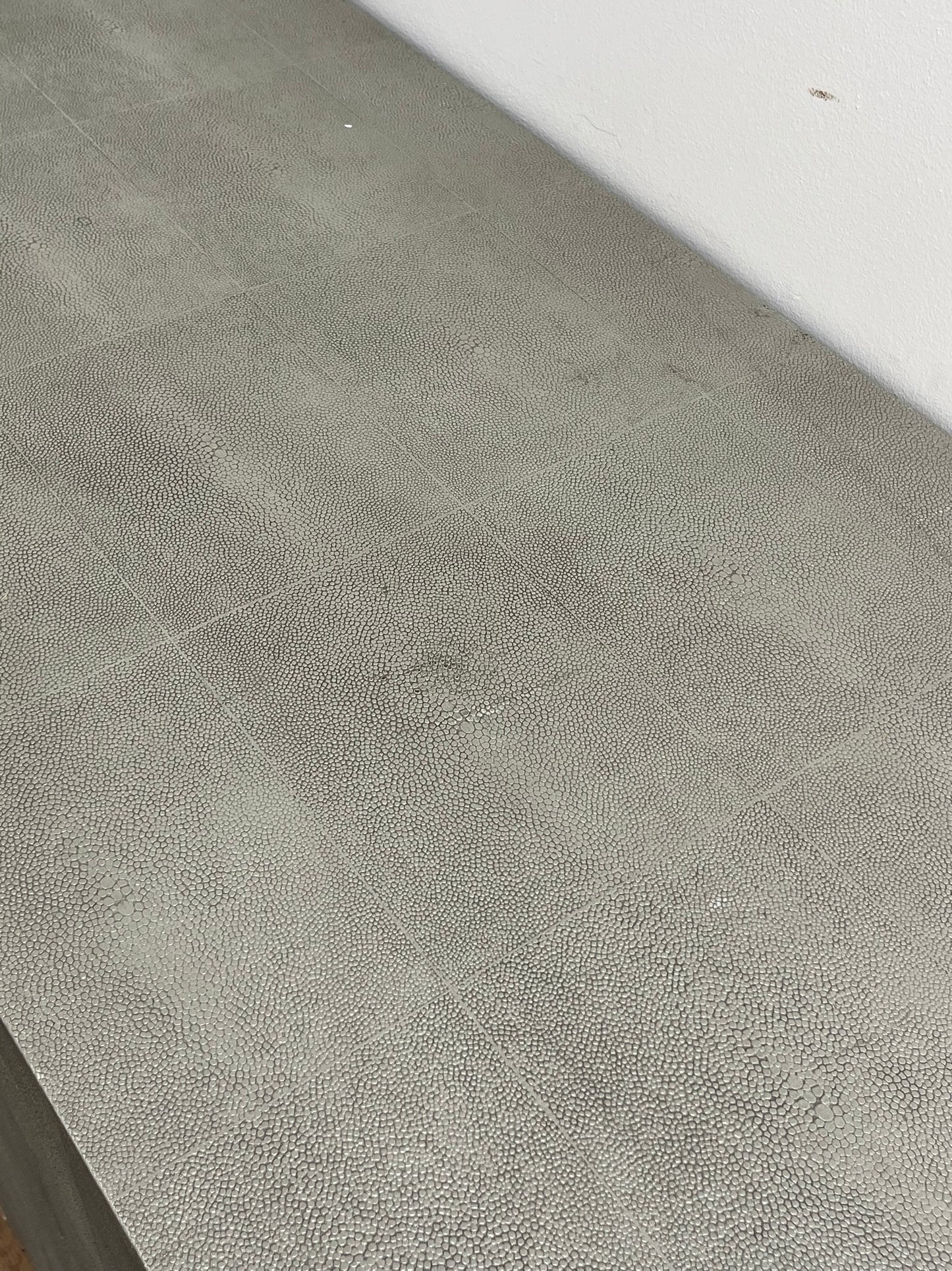 Modern Shagreen Grey Credenza