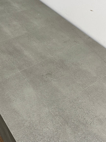 Modern Shagreen Grey Credenza