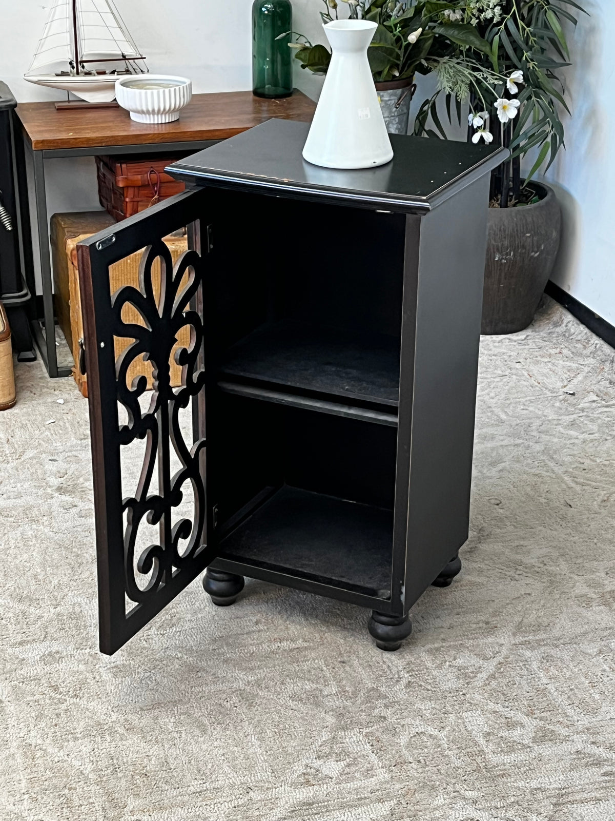 Floral Pattern Side Table