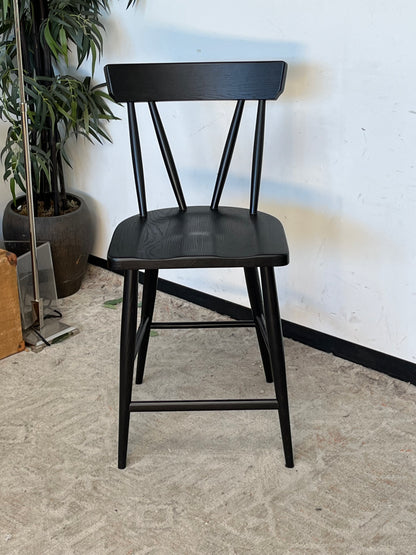 Modern Wooden Black Counter Stool