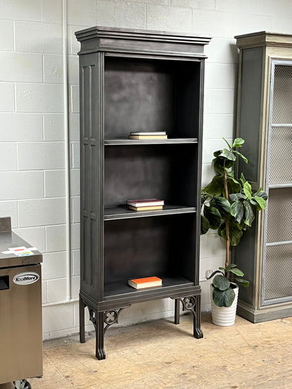 Traditional Style Metal Bookcase