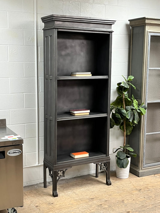 Traditional Style Metal Bookcase
