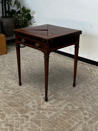 Edwardian Style Envelop Card Table