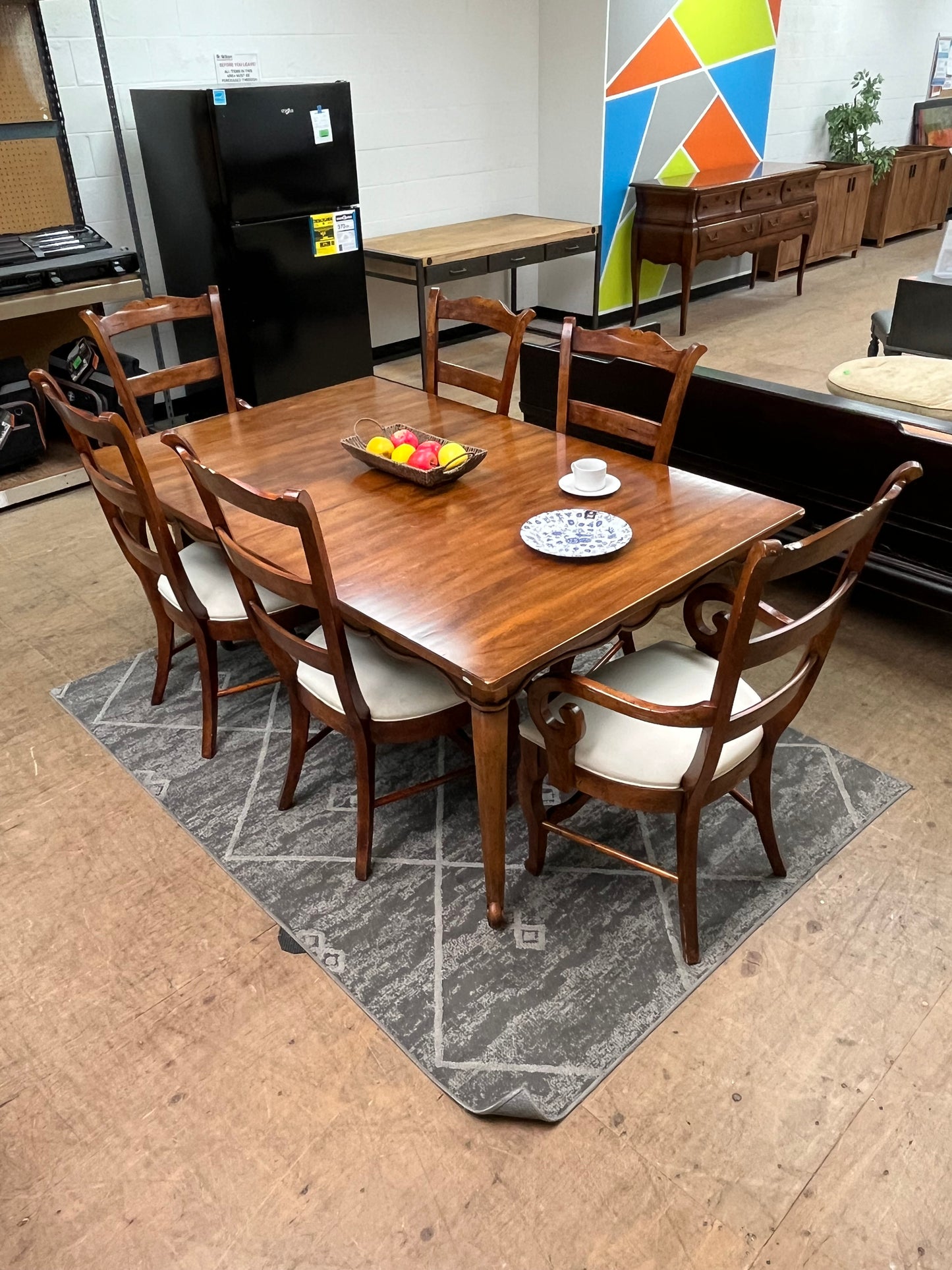 Hendredon Vintage Wooden Dining Set