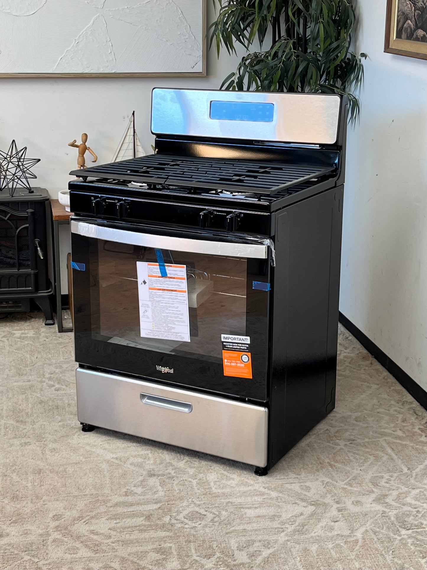 Whirlpool 5.1 Cu. Ft. Freestanding Gas Range