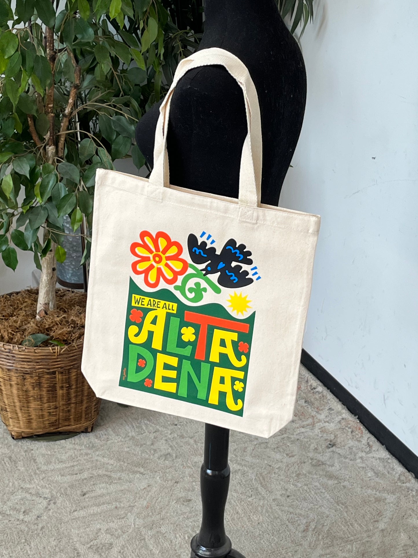 Habitat For Humanity Canvas Bag "We Are All Altadena"