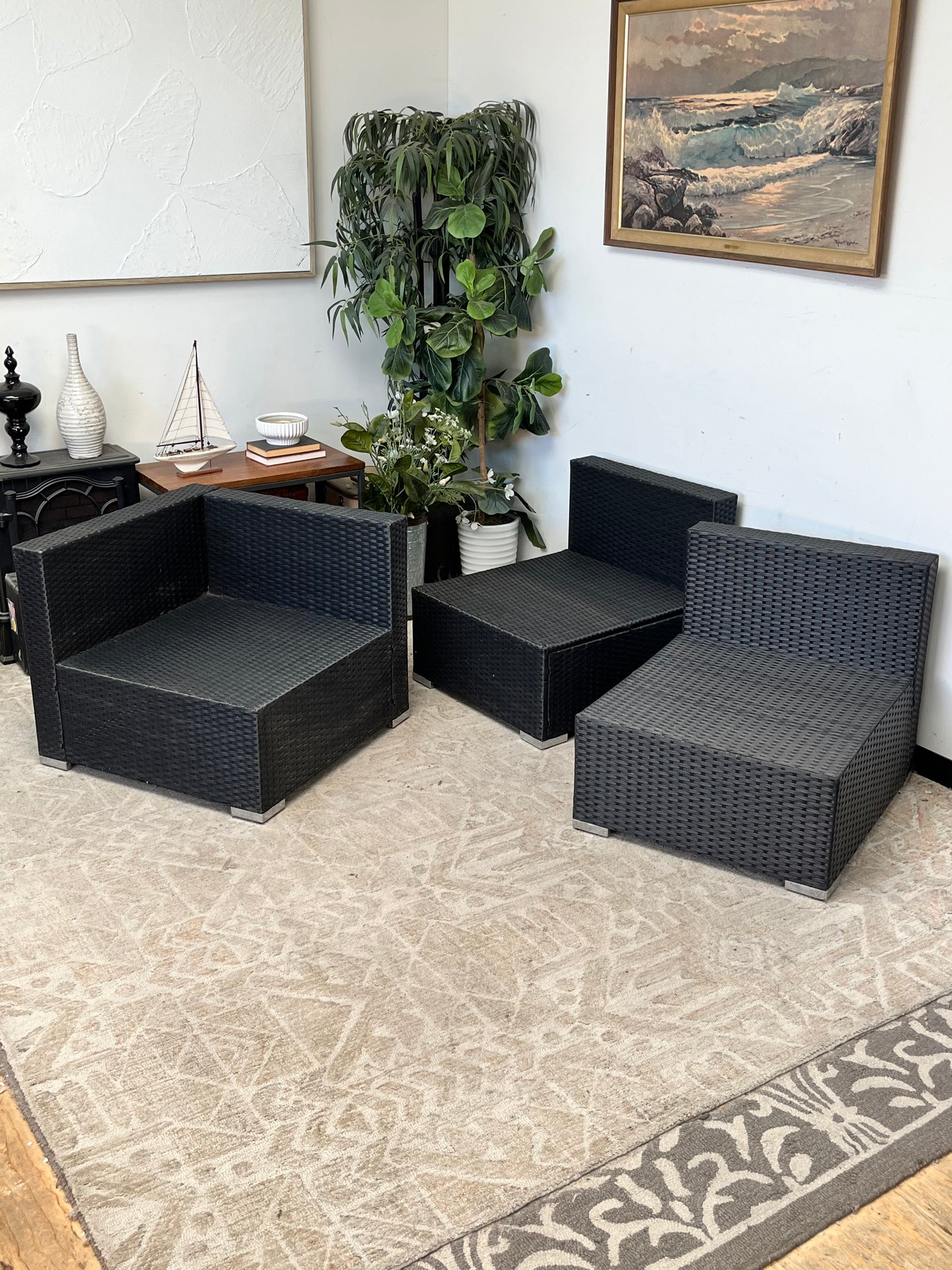 Modern 3-piece Outdoor Sectional