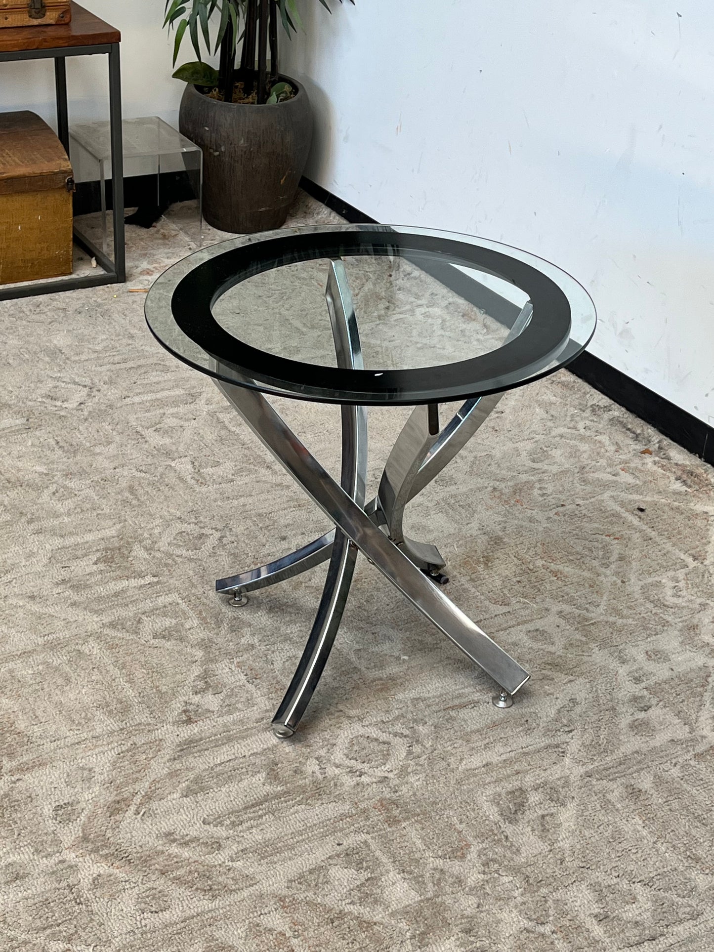 Modern Glass Side Table