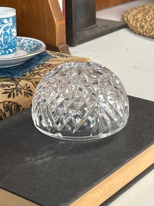 Waterford Crystal Paperweight Dome