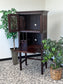 World Market Dark Brown Wooden Cabinet