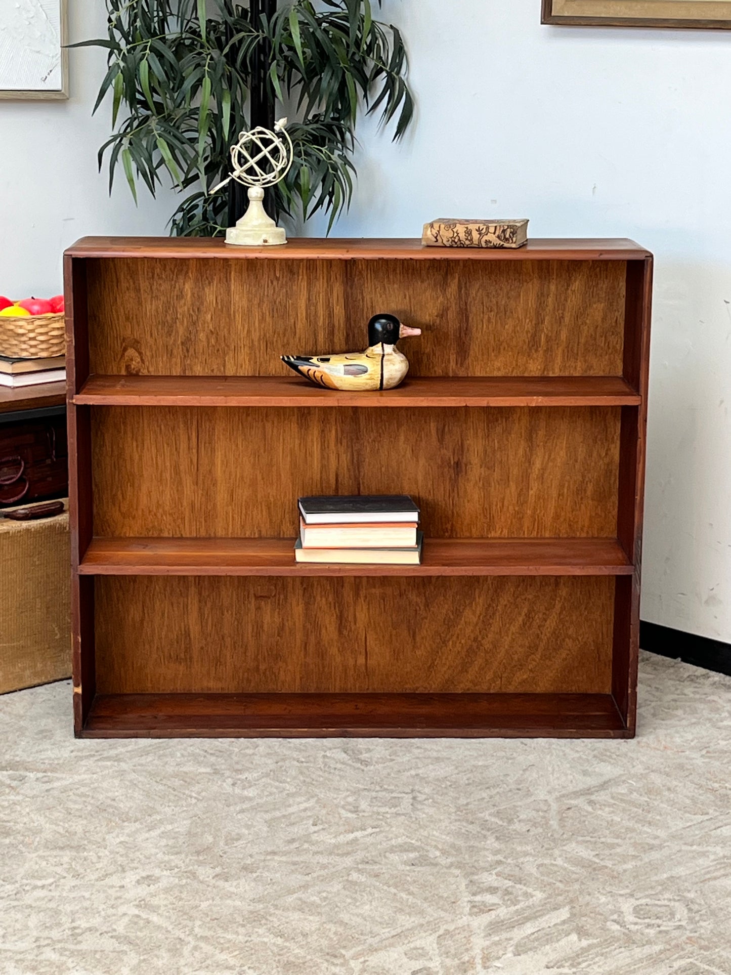 Traditional Style Brown Bookcase