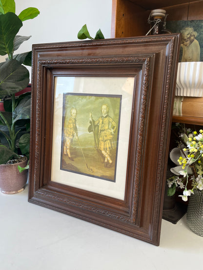 William Mosman "Sir James Macdonald and Sir Alexander Macdonald" Framed Artwork