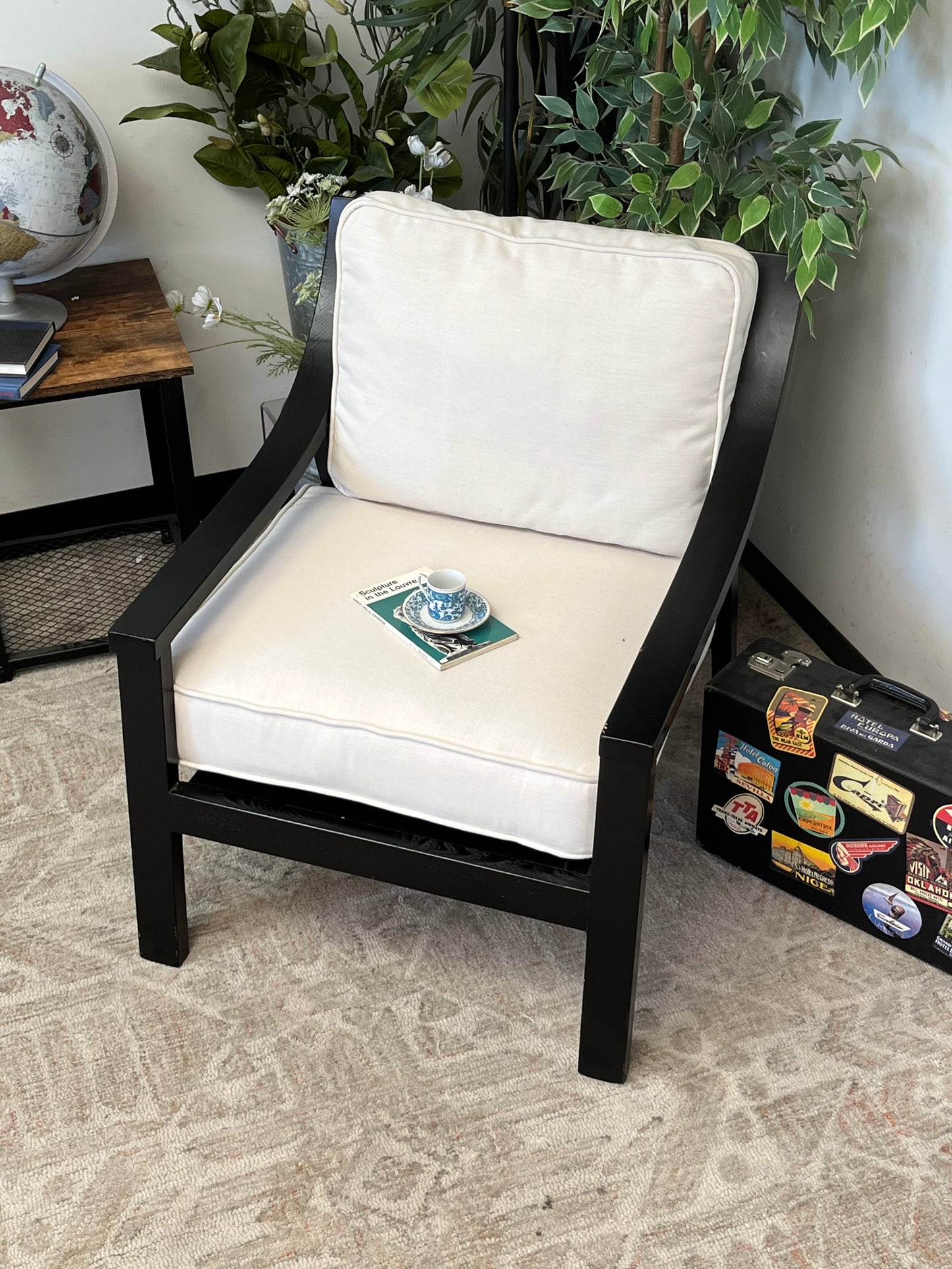 Mid-Century Style Wooden Arm Chair