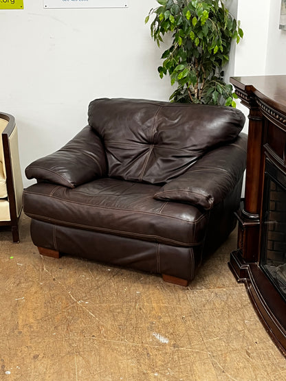 Faux Leather Armchair by Chateau d'Ax