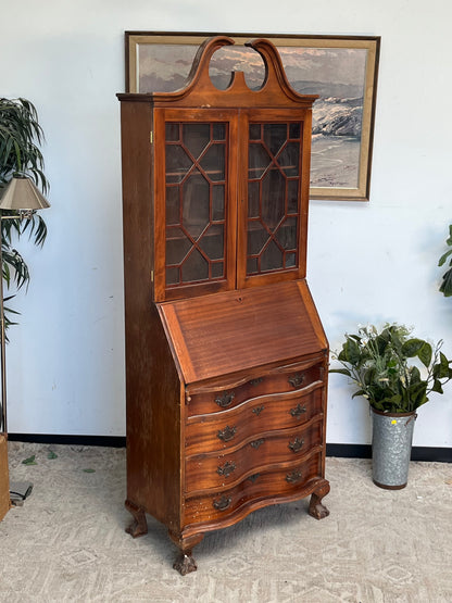 Antique Secretariat Style Desk