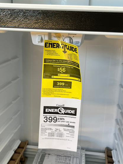 GE 17.5 cu. ft. Stainless Steel Top Freezer Refrigerator