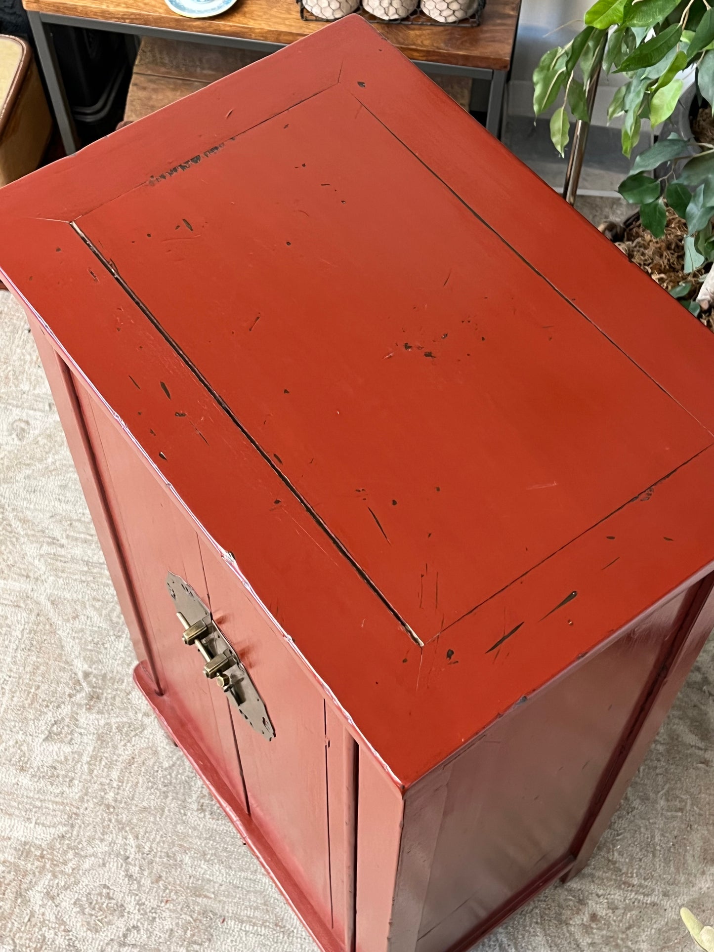 Asian Style Red Cabinet
