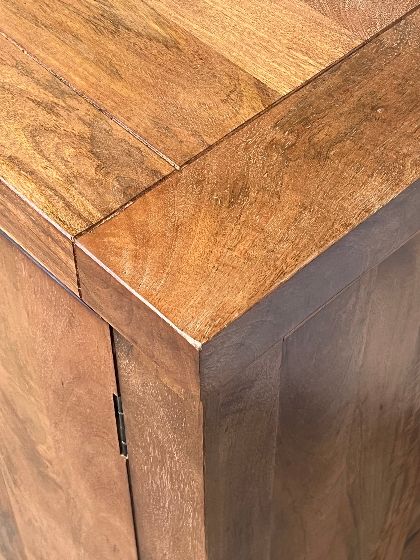 Farmhouse Style Brown Cabinet