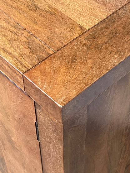 Farmhouse Style Brown Cabinet