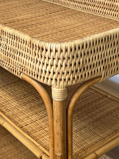 Bohemian Style Rattan Sideboard