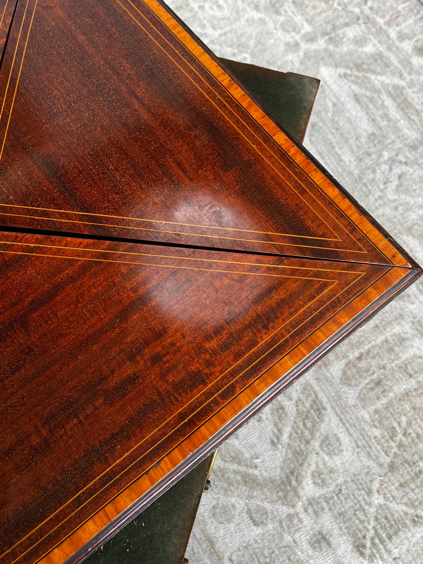 Edwardian Style Envelop Card Table