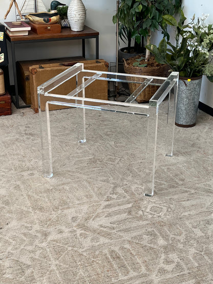 Acrylic Clear Nightstand - Missing Tray