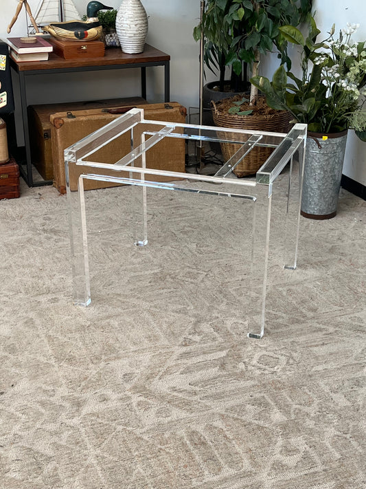 Acrylic Clear Nightstand - Missing Tray