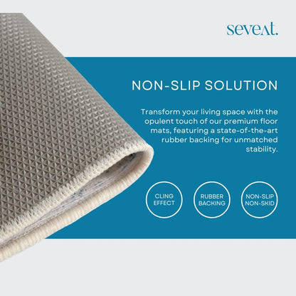 Seveat 2.6 × 7 ft Chenille Kitchen Runner Rug