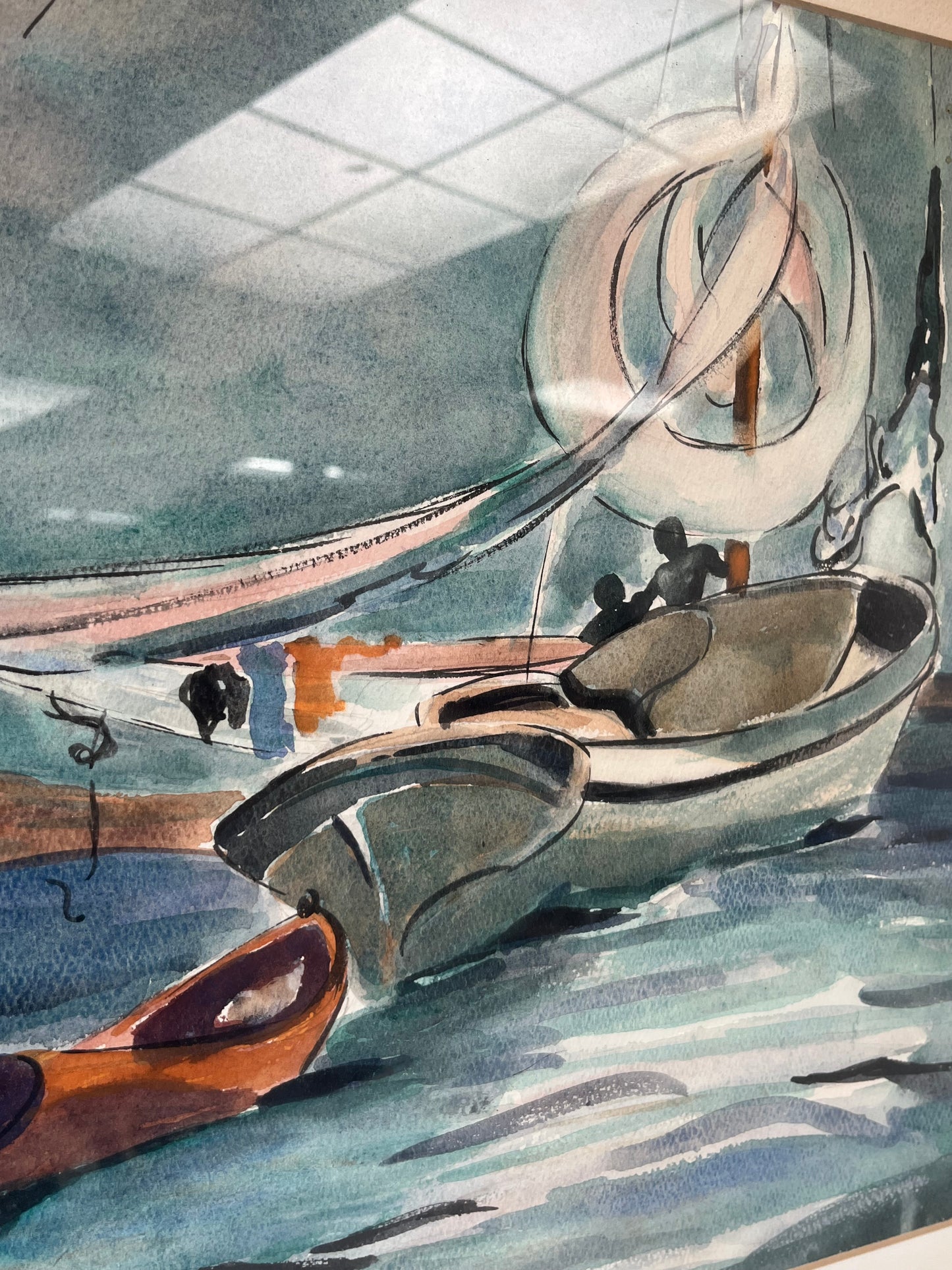 Original Watercolor Framed Artwork