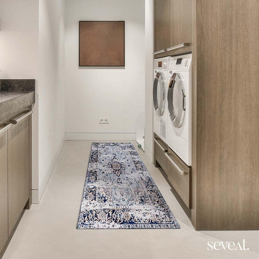 Seveat 2.6 × 7 ft Chenille Kitchen Runner Rug