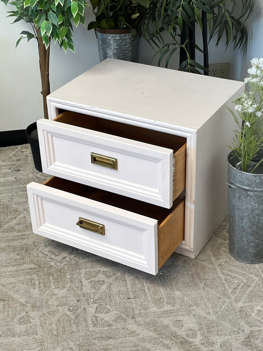 Mid Century Style Pink Nightstands