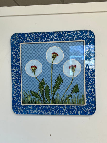 Cross-Stitch Style "Dandelion" Theme Artwork
