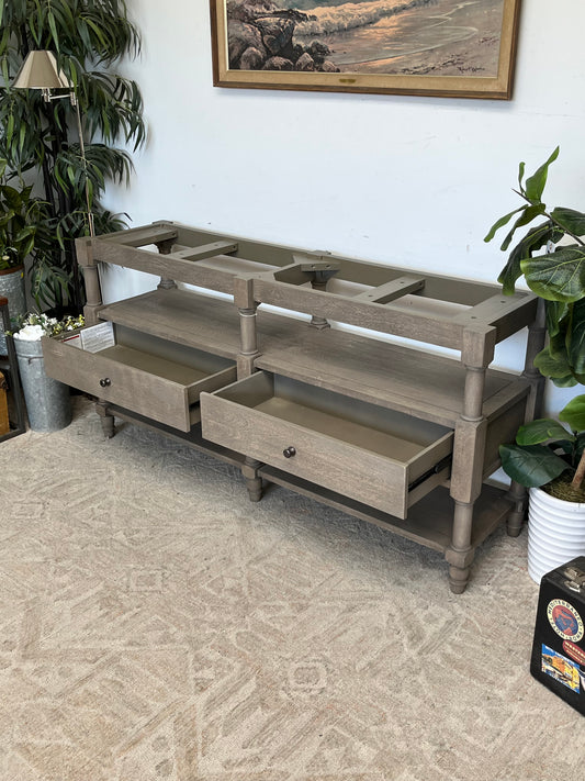 Farmhouse Style Console - Missing Top